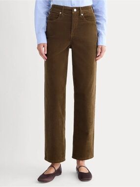 Everlane Way-High Corduroy Cocoa size 29